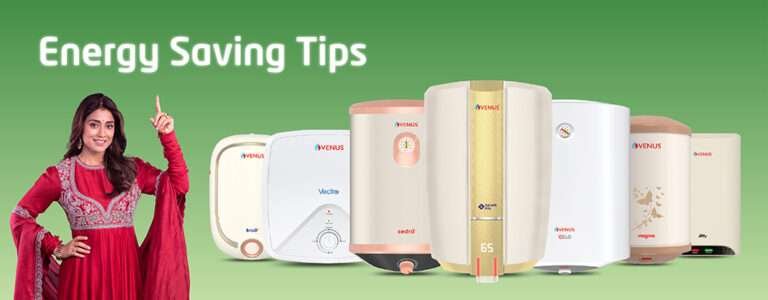 Energy Saving Tip water heater Banners